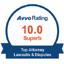 An Award Icon for 10.0 Score rating on Avvo