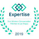 An Award Icon for Best Personal Injury Law Firm of 2019 From Expertise.com
