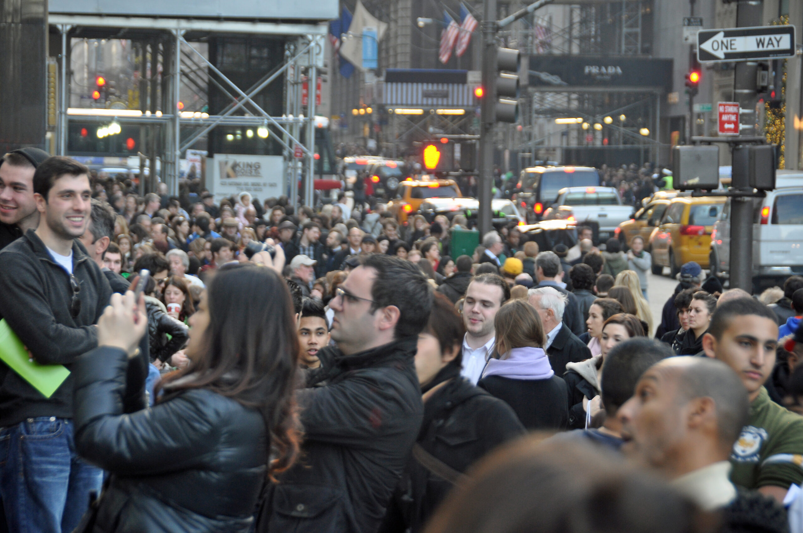 Black Friday at the Apple Store in New York