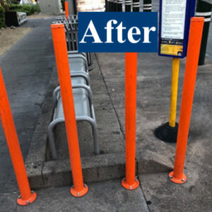 Bus Stop Accident Curb Settlement