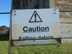 Caution Falling Debris