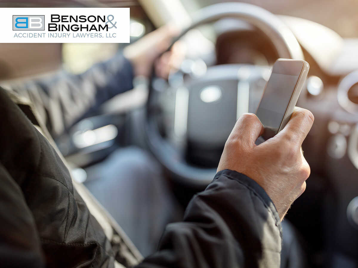 Man Texting While Driving In Nevada