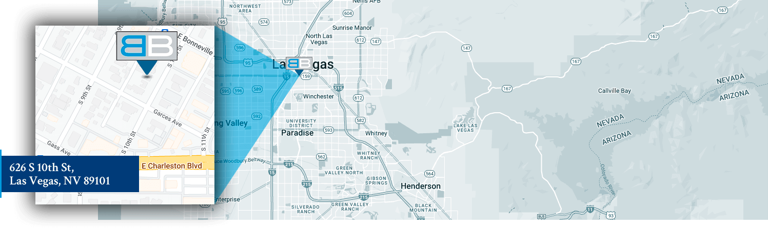 Map Location Of Benson & Bingham Law Office In North Las Vegas, Nevada