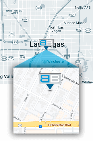 Map Of Las Vegas, Nevada