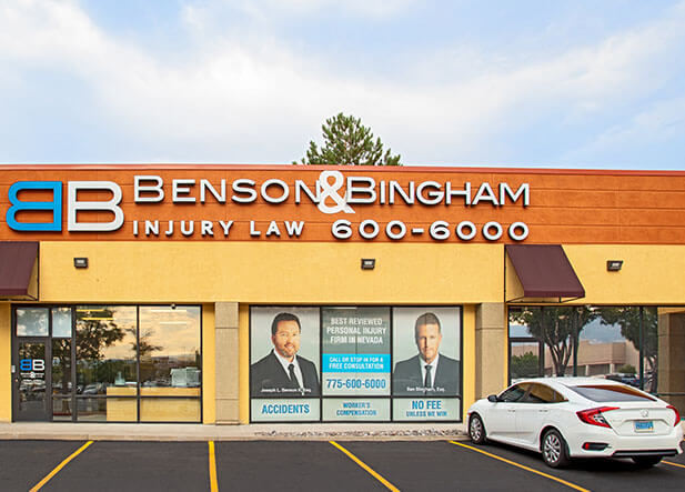 Benson & Bingham Front Door Office in Reno