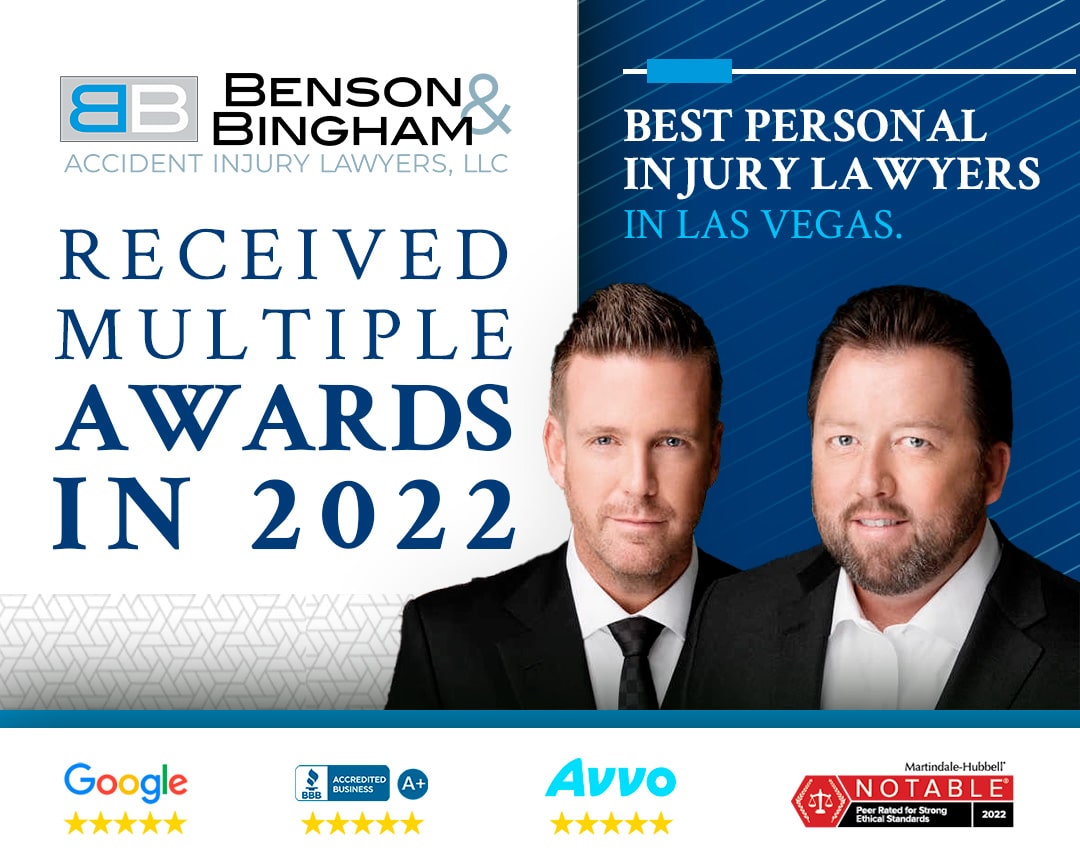 Benson & Bingham Accident Injury Lawyers, LLC Receives Multiple Awards For Excellence In Personal Injury Law In 2022