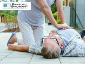 Pedestrial Trying to save an injured person in Nevada