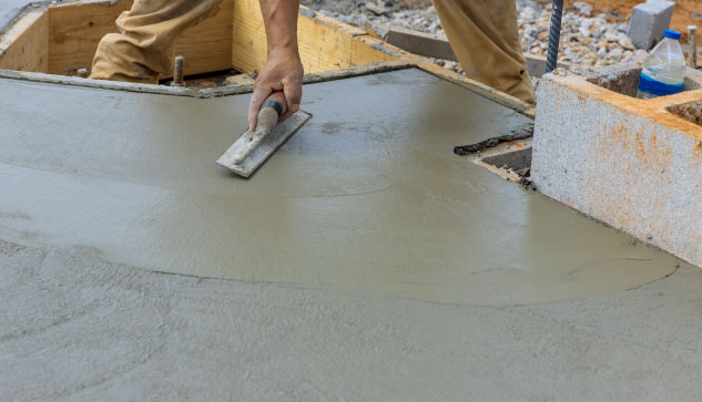 Man Working With Concrete