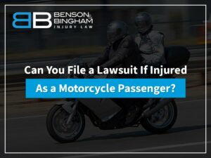 Can You File a Lawsuit If Injured As a Motorcycle Passenger?
