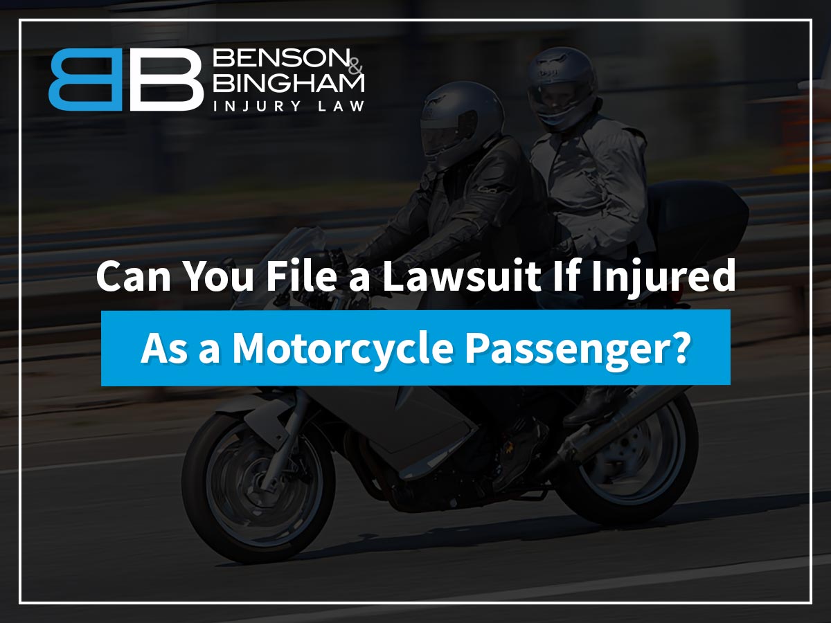 Can You File a Lawsuit If Injured As a Motorcycle Passenger?